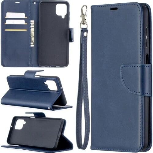 Wallet Flip Case For Samsung Galaxy A12 Cover Case on For Samsung A 12 A125 SM-A125F Magnetic Leather Stand Phone Protective Bag