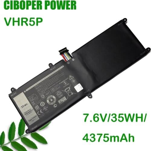 CP Original New Laptop Battery VHR5P 7.6V 35WH/4375mAh For 11 5175 Tablet Series XRHWG 0XRHWG RHF3V