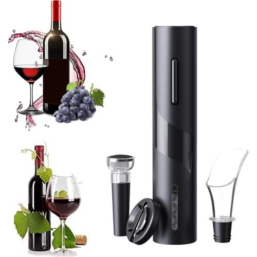 Electric Wine Opener Rechargeable Automatic Corkscrew Wine Bottle Opener with Foil Cutter & USB Charging Kitchen Tool Can Opener