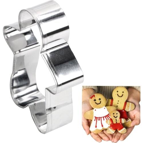 NICEYARD Holiday Biscuit Mold Stainless Steel Cake Decorating Christmas Cookie Tool Bakeware Gingerbread Men Shaped