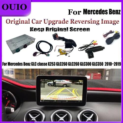 HD rear camera| For Mercedes Benz GLC classe X253 GLC200 GLC260 C300 C350 2010~2019 Original screen reversing camera interface
