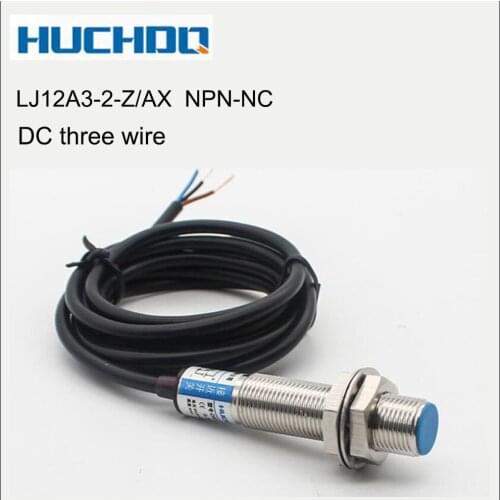 M12 Inductive proximity switch LJ12A3-2-Z/AX/BX/BY NO/NC Three lines Cylindrical general metal sensor screen shield type DC6-36V