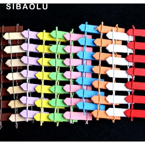 Wooden Fence Miniature figures decorative fairy garden animal statue Home Desktop Gift Moss ornaments resin craft TNB082