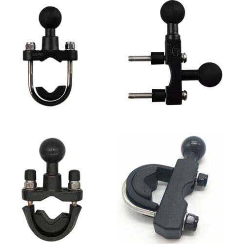 U-Bolt Motorcycle Handlebar Bike Rail Rod Mount Base 1 Inch Ball for Gopro Camera Smartphone for Garmin Sony RAM Mount