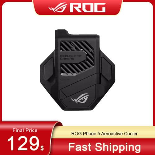 Original Aeroactive Cooler for Asus Rog Phone 3 | 5 Funcooler Cooling Fan Holder ROG5 ROG3 Gaming Phone Expansion Accessories