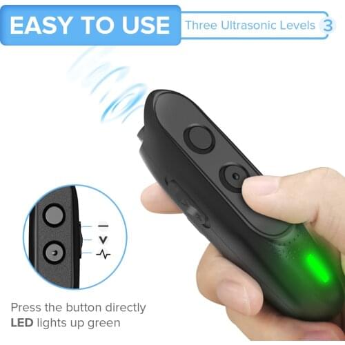 Ultrasonic Pet Dog Training Repeller Control Trainer Device 3 in 1 Dogs Anti-barking Stop Bark Deterrents отпугиватель собак