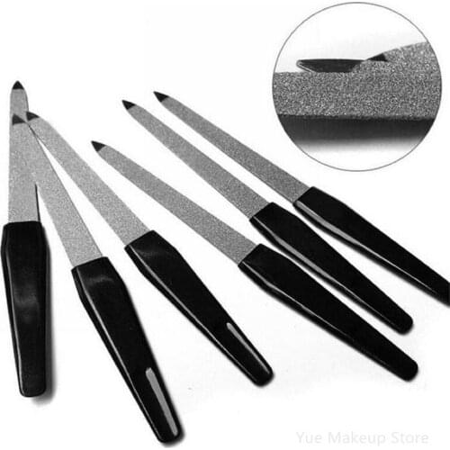 Wholesale Double Sided Metal Nail Files Edge Manicure Grooming Pro Manicure Pedicure Tool High Quality Nail Files 30