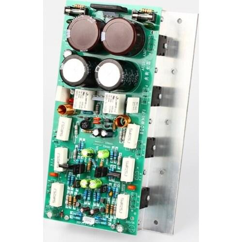 High Power Amplifier Board with2x400W & Dual Filter Capacitors Audio Board with 8 -Toshiba Chips & Heat Exchanger