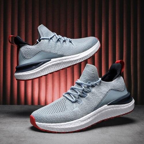 QZHSMY 2021 Male Sneakers Autumn Breathable Mens Shoes Wear-resistant Sports Shoes Lightweight Sports Running Shoes Men