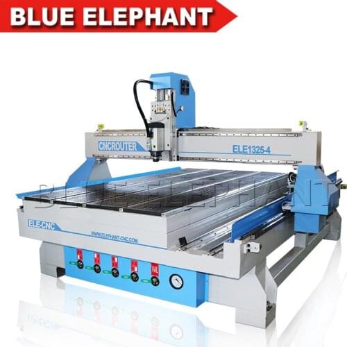 Verious cutting materials pvc cutting machine cnc router 1325 for wood engraving Italy spindle 4.5kw