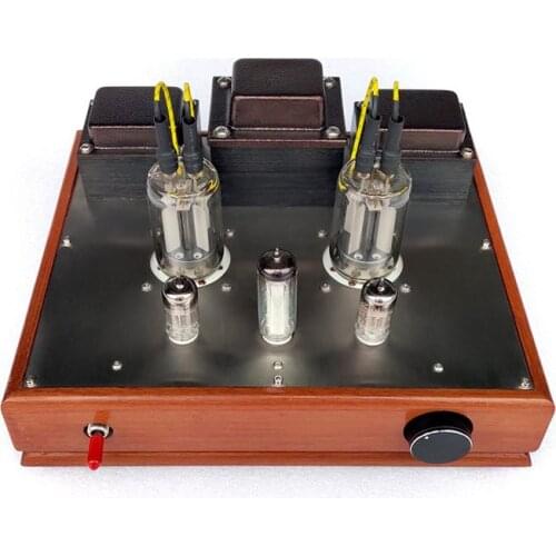 FU19 12AT7 HIFI fever tube power amplifier, 15WX2 push-pull circuit power amplifier, frequency response 20-28KHz ± 2db