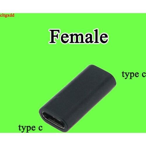 1pcs USB Type C Adapter Female to Female Converter Portable USB-C Charge Data Adapter Type-C Extension Cable for Phone Tablet