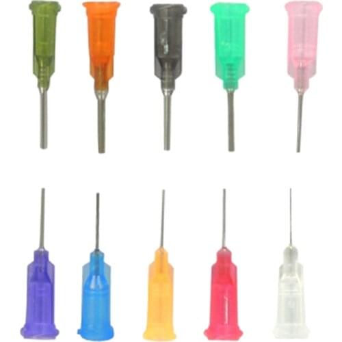 10pcs Dispensing screw Needles Tips for Liquid Dispenser Syringe Gauge