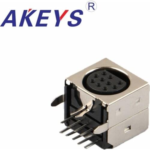 10 PCS MDC-10-19 DIN Jack Female S Terminal 10 pin PCB Mount Connector