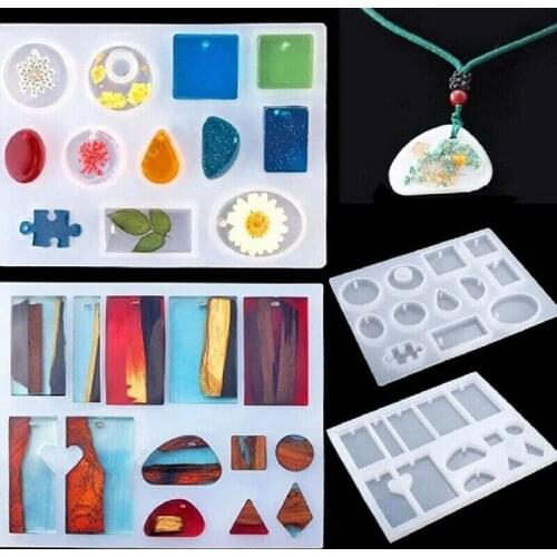 229PCS Resin Casting Molds and Tools Set DIY Jewelry Pendant Crafts Making Mould