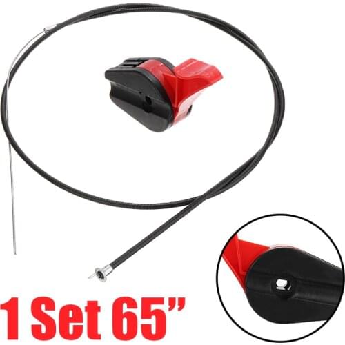 65'' Lawnmowers Throttle Cable Switch Lever Control Handle Kit Garden Lawn Mower Switch For Garden Tools Red