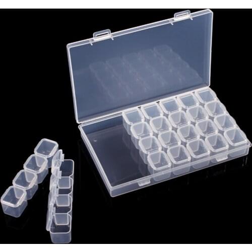 Diamond Painting Accessories Boxes Dismountable Diamond Embroidery Storage Organizer Home Cross Stitch Cases Nail Art Rhinestone