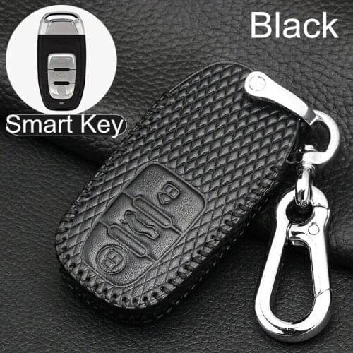 Car Key Case Cover For Audi A3 A4 B7 B6 B8 A6 C5 C6 Q5 Q7 A4L Car Styling Key Ring Shell key holder Key accessories for Womer