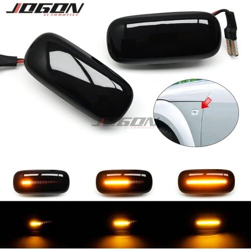 For Audi A8 D2 4D A2 8Z A3 S3 8L A4 B5 A6 C5 4B TT 8N Car Dynamic Turn Signal Light LED Side Marker Fender Indicator Blinker