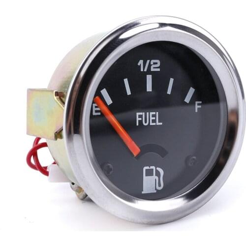 2" 52mm Mechanical Auto Car Fuel Level Gauge Without Sensor E-1/2-F Pointer 12V Used To Measure The Fuel Level of Automobile