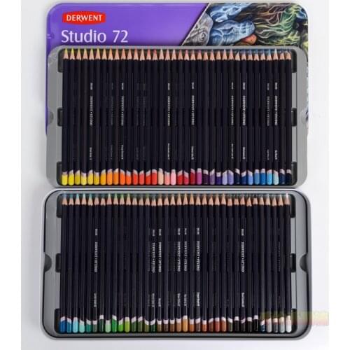 Derwent Studio oil color pencil hand-painted architectural advertising 12/24/36/72 color set art color pencil