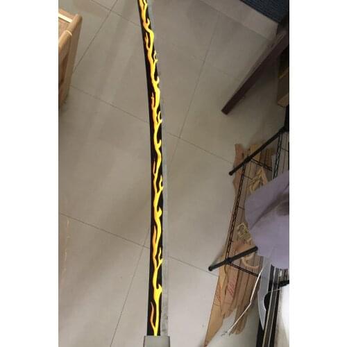 Kimetsu no Yaiba Zenitsu Agatsuma Lightable Nichirin Blade Cosplay Prop