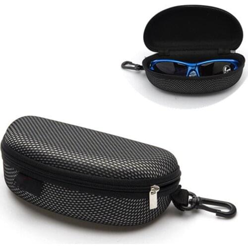 Storage Box Zipper Eye Glasses Box Sunglasses Clam Shell Hard Eyewear Case Protector Large Capacity Eyeglasses Box New 20MAR18