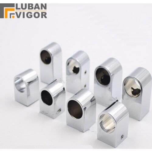 Beautiful , Chrome-plated tube flange , zinc alloy , for Clothes rail ,Hanging pole seat ,for 16mm or 19mm tube