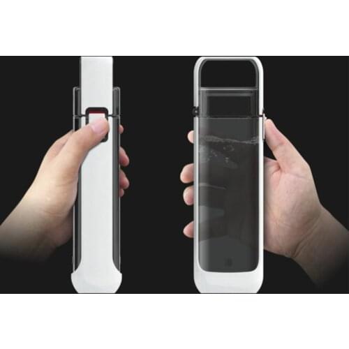 Crystal Water Bottle with Cover, 350ml, Tritan Material BPA Free, Outdoor Sports Bottle, Leak Proof, Portable Kettle, Tritan Bot