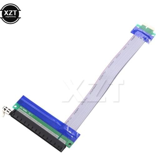 NEW 1X to 16X PCIe Flexible Flat Extension FFC PCI Express Adapter Riser Card Adapter PCI-E Extender Cable PCI-E
