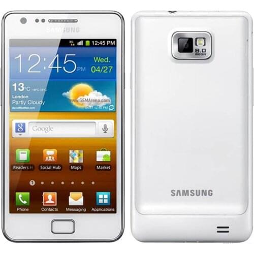 Original Unlocked Samsung GALAXY S2 I9100 Mobile Phone Android Wi-Fi GPS 8.0MP camera Core 4.3'' 1GB RAM Refurbished Smartphone
