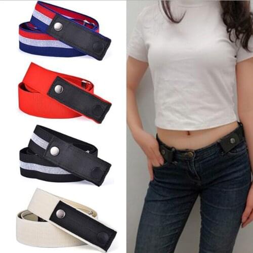 Buckle-Free Waist Belt For Jeans Pants,No Buckle Stretch Elastic Waist Belt For Women/Men,No Hassle Belt DropShipping