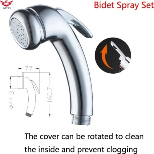 Handheld Sprayer Toilet Cleaning Diaper Shower Hygiene Chuveiro Torneiras Douche Hand Held Bidet Sprayer Portable Bidet Faucet