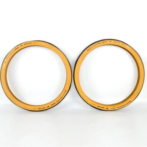 SCHWALBE ONE 349 bike Tire for Brompton 3SIXTY Pike element Folding Bike Wheel Set 16 1.35 Yellow Edge Anti Puncture