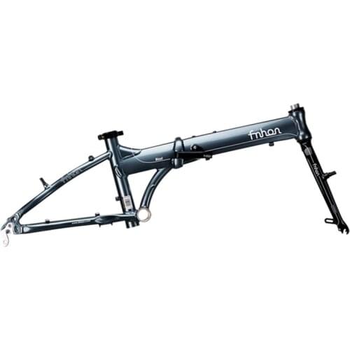 Fnhon Foldable Frame Aluminum Folding Bike Frame Fork 20" 406 451 V Brake 22inch Bicycle Frameset