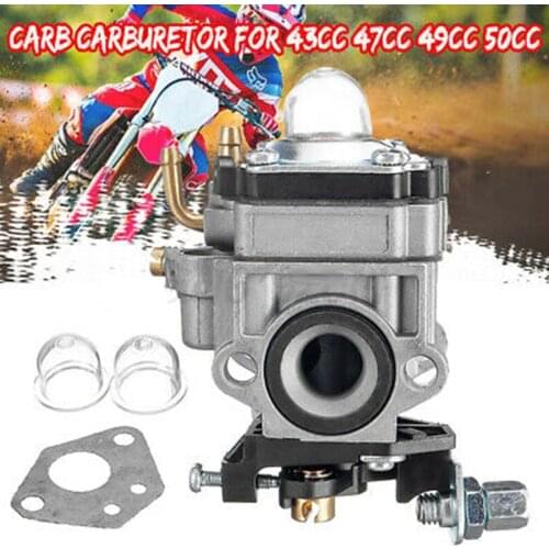 Scooter Brush Cutter Carburetor Kit Replacement Accessory Attachment For 43 47 49cc 50cc 2 Stroke Strimmer Trimmer Mower B39900
