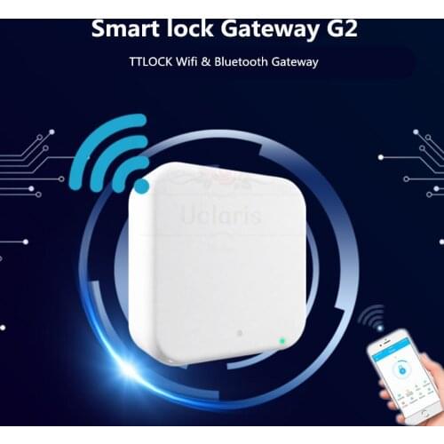 G2 TTLock App Bluetooth Smart Wifi Adapter Gateway Remote Control Wireless Connect To Router Electronic Door Lock Speaker