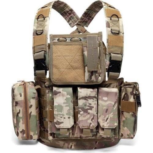 Airsoft Paintball Gear Loading Bear Vest Body Armor Plate Carrier Vest Ammo Magazine Chest Rig Hunting Tactical Accessories