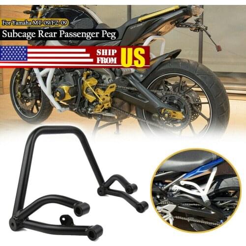 Rear Passenger Peg Protector Stunt Subcage Crash Bar for Yamaha MT FZ 09 Tracer 900 XSR900 MT09 FZ09 MT-09 FZ-09 2014 2015 2016