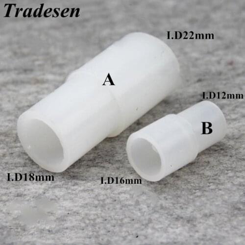 1pcs Soft Rubber 16mm-12mm,22mm-18mm Straight Reducing Connector Pipe Connect Fittings non-standard Tube Connector
