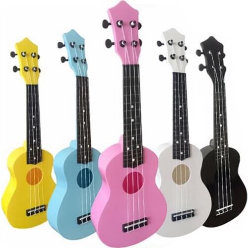 21 inch 4 Strings Plastic Ukulele Guitar Ukulele Bass Guitar Uke Kids Gift Musical Instruments Small Guitar