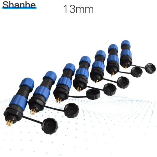 13mm 3Pin Waterproof Connector,IP68,Cable Connector,Plug and socket.connectors auto,electrical connectors 1P 2P 4P 5P 6P 7P
