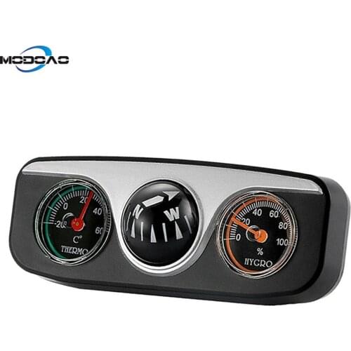 New Multi-functional Compass Dash Mount Navigation Direction Digital Auto Car Compass Thermometer Hygrometer for Boat Truck Auto