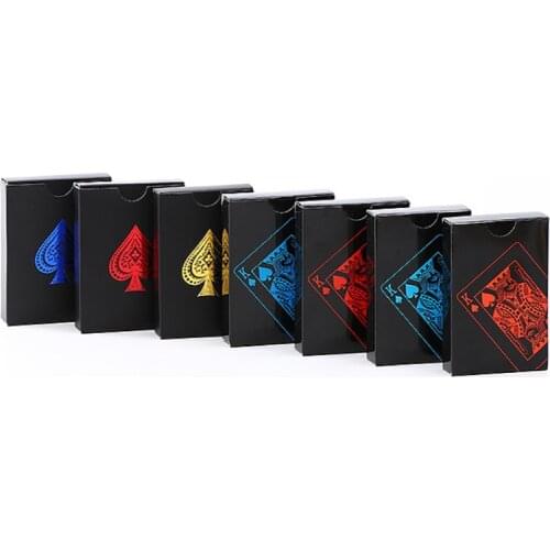 6 Kinds Frosted Waterproof Playing Cards For Gift/Party/Family Game Magic Plastic Poker Cards 63x89mm/57x87mm