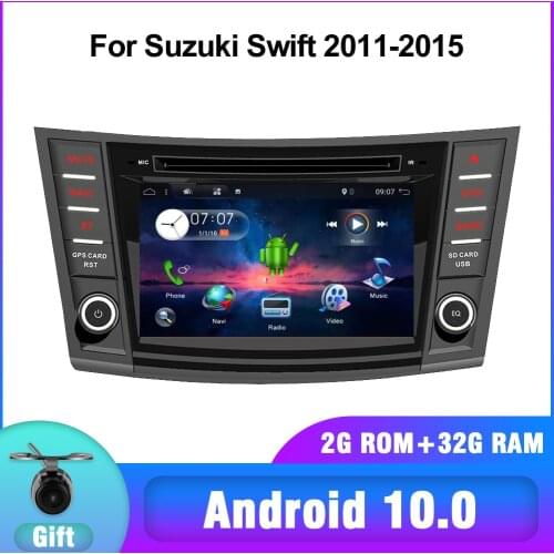 Bosion Android 10 2 din Car DVD Player for Suzuki Swift 2011 2012 2013 2014 2015 Car Radio GPS Navigation WiFi Player 2din SWC