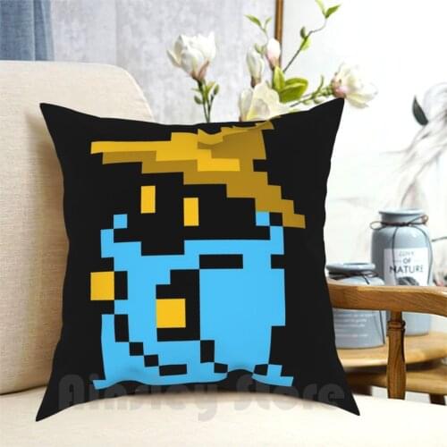 Black Mage Final Fantasy Pillow Case Printed Home Soft Throw Pillow Final Fantasy Video Game Ps2 Playstation Iii 7 Vii