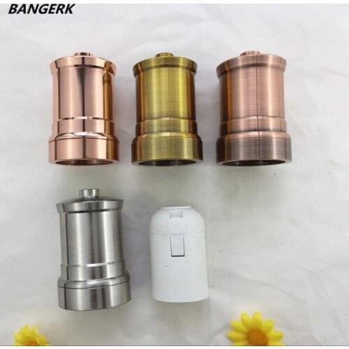 E27 Screw Bulb Base Aluminum Light Socket Industrial Retro Fittings Lamp Holder Fixture Vintage Lamp Bases For Pendant lights