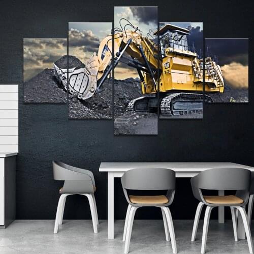 Home Decor Printed Modern Canvas Living Room Frame HD Pictures 5 Panel Constructor Modular Painting Wall Poster