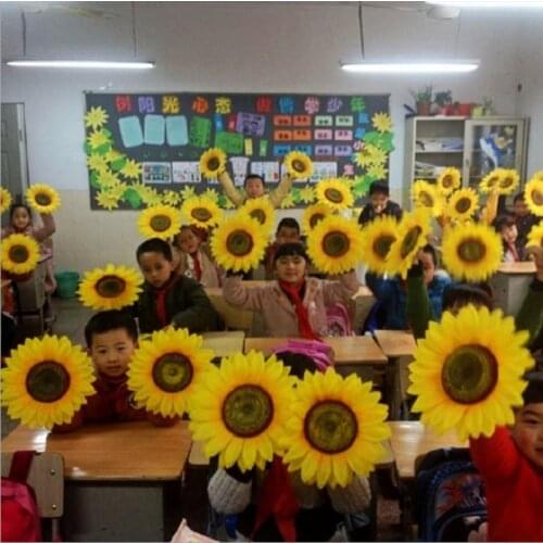 Artificial sunflower props for performance artificial flower False sunflower props program entertainment