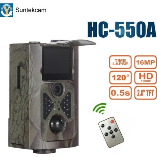 SUNTEKCAM HC-550A Trail Hunting Camera Wildlife Surveillance IR Night Vision Game Camera Infrarouge 1080P 16MP Photo Video Trap